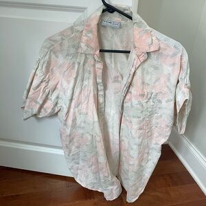 Vintage short sleeve button up